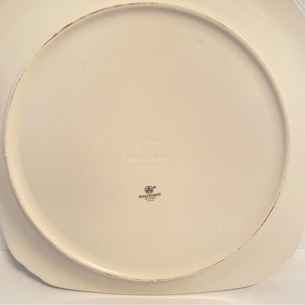 Pfaltzgraff Tea Rose 12" x 12" Square Serving Platter - Picture 10 of 11